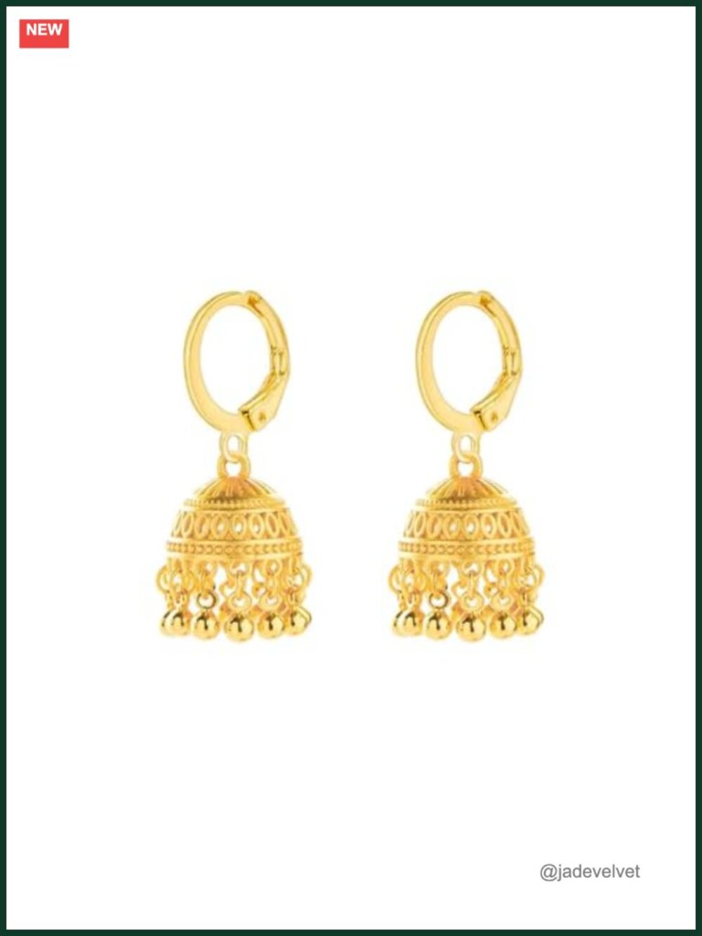 Jhumka Bell Hoop Earrings Vintage Indian Bohemian Dangle Drop Women Jewelry